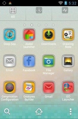 Stained Glass Go Launcher Android Theme Image 2