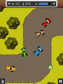Old School Racing Java Game Image 3
