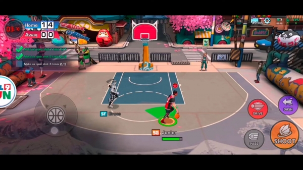 Basketrio Android Game Image 2