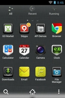 New Skull Go Launcher Android Theme Image 3