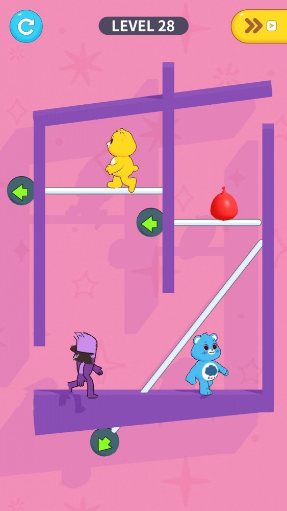Care Bears: Pull The Pin Android Game Image 2