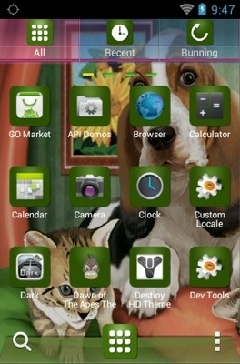 Dog Cats Release Go Launcher Android Theme Image 2