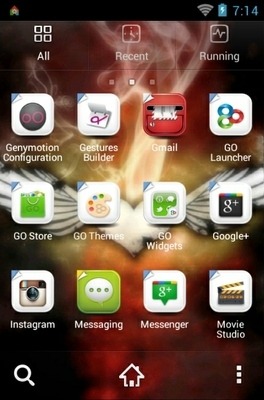 Wings Go Launcher Android Theme Image 2