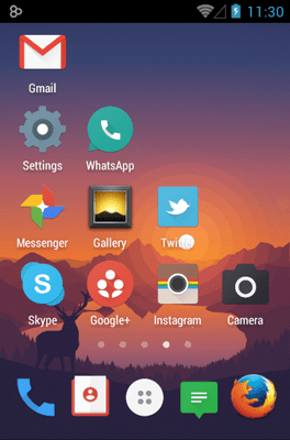 Polycon Go Launcher Android Theme Image 2