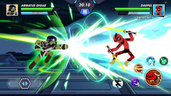Stickman Fighter Infinity - Super Action Heroes Android Game Image 3