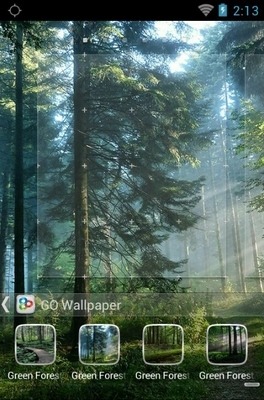 Green Forests Go Launcher Android Theme Image 2