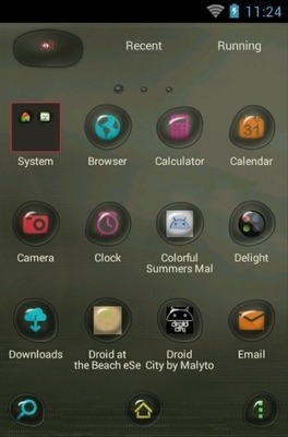Emoticon Drops Go Launcher Android Theme Image 2