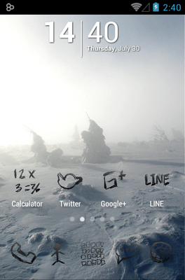 Zeon Black Icon Pack Android Theme Image 1