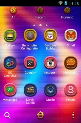 Laser Lights Go Launcher Android Theme Image 2