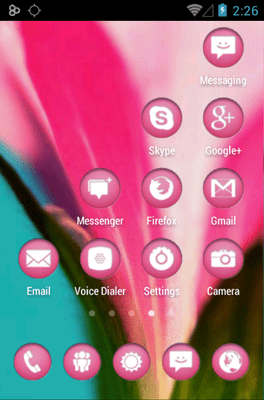 Circons Pink Icon Pack Android Theme Image 3