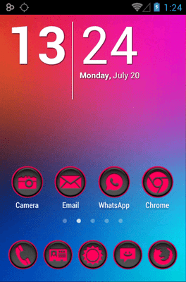 Phoney Pink Icon Pack Android Theme Image 1