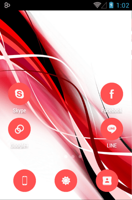 Flatcons Red Icon Pack Android Theme Image 2