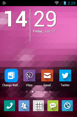 Long Shadow Icon Pack Android Theme Image 1