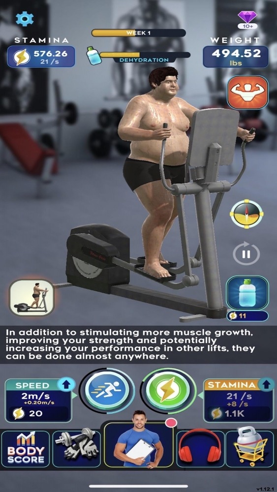 Idle Workout Android Game Image 1