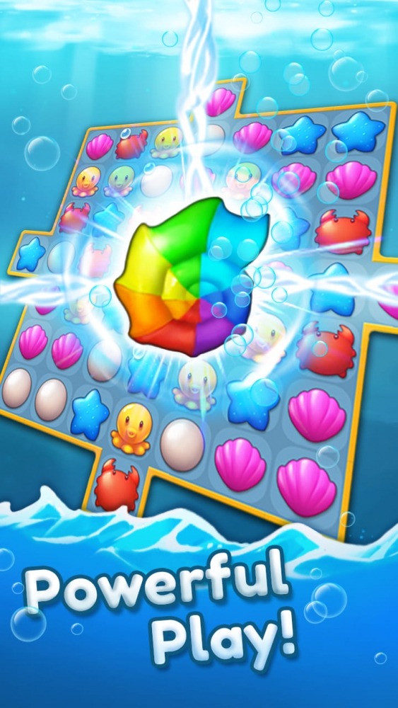 Ocean Friends : Match 3 Puzzle Android Game Image 4