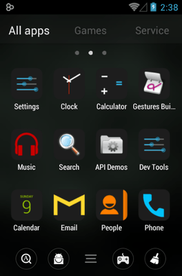 HD Dark Icon Pack Android Theme Image 3