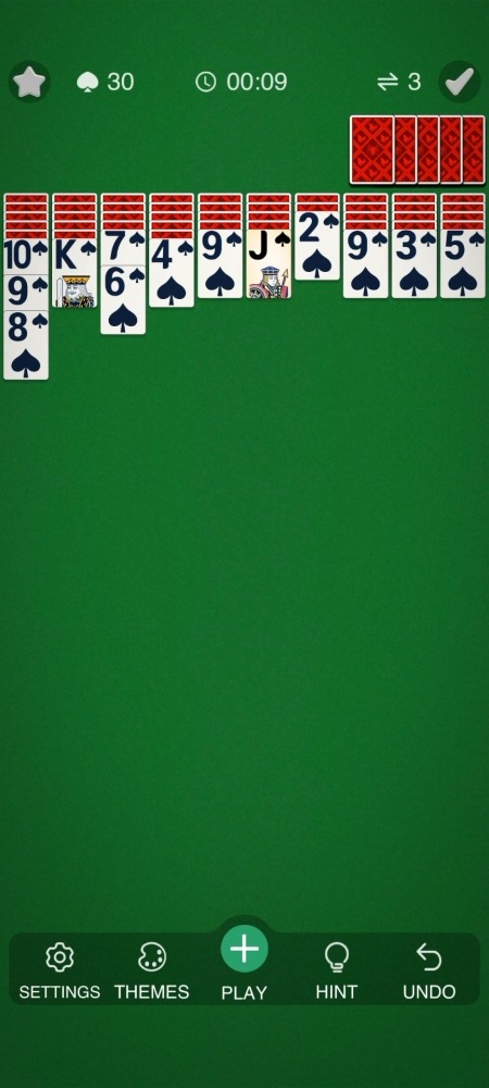 Spider Solitaire Classic Android Game Image 2