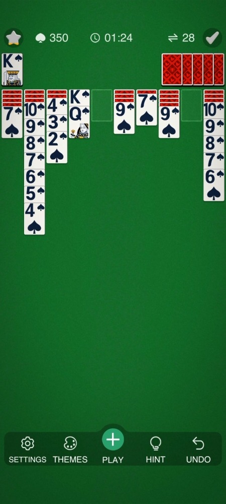 Spider Solitaire Classic Android Game Image 4