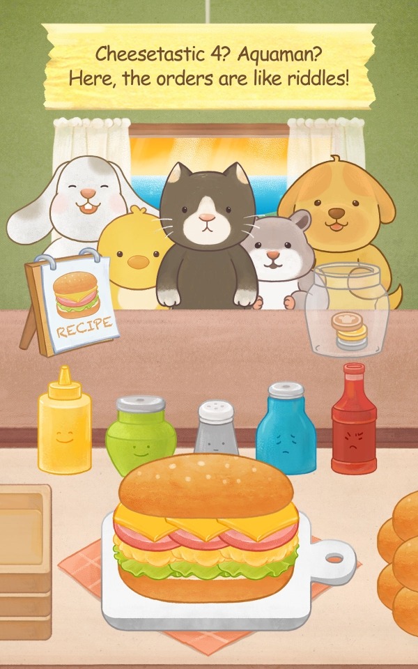 Cafe Heaven - Cat&#039;s Sandwich Android Game Image 2