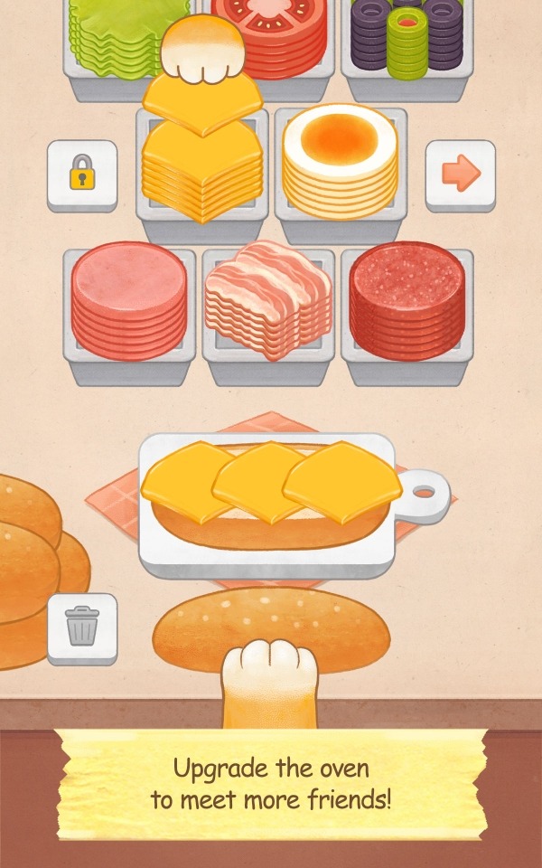 Cafe Heaven - Cat&#039;s Sandwich Android Game Image 3