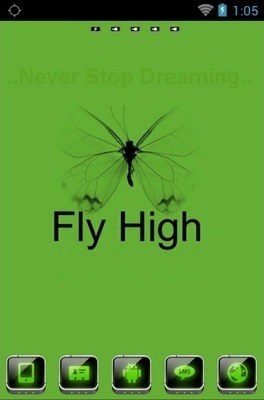 Fly High Go Launcher Android Theme Image 1