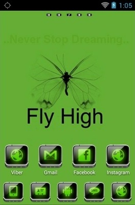 Fly High Go Launcher Android Theme Image 2