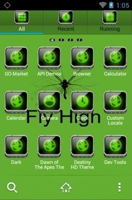 Fly High Go Launcher Android Theme Image 3