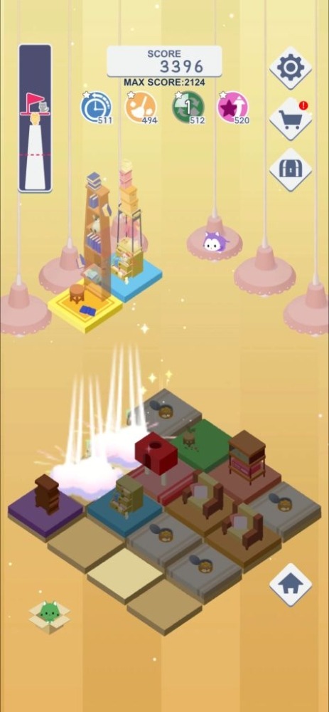 Stray Cat Towers Android Game Image 2