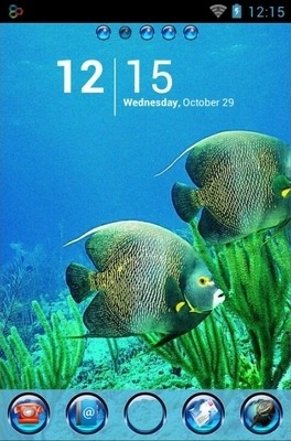 Underwater Life Go Launcher Android Theme Image 1