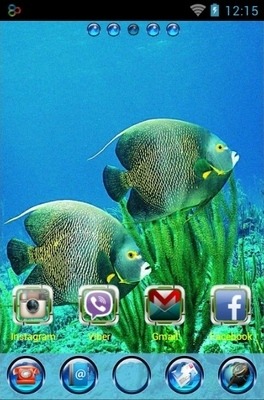 Underwater Life Go Launcher Android Theme Image 2