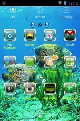 Underwater Life Go Launcher Android Theme Image 3