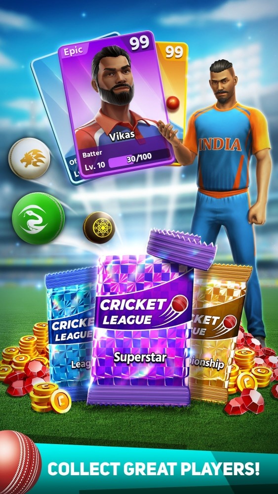Cricket League Android Game Image 1