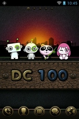 DC 100 Go Launcher Android Theme Image 1