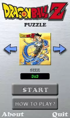 Dragon Ball Z: Puzzle Java Game Image 2
