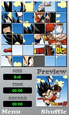 Dragon Ball Z: Puzzle Java Game Image 4