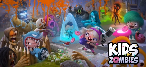 Kids Vs Zombies: Donuts Brawl Android Game Image 1