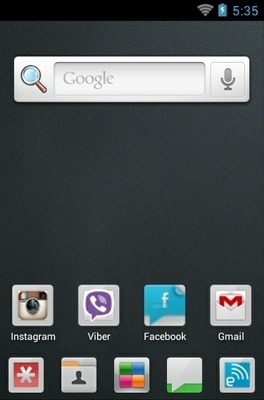 Blurie Go Launcher Android Theme Image 2