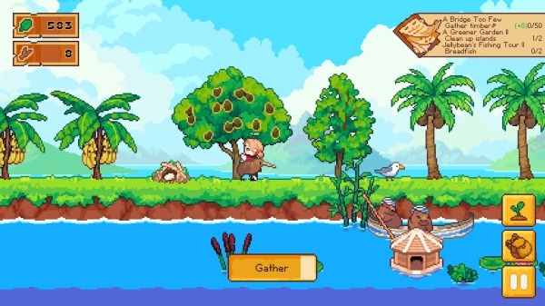 Luna&#039;s Fishing Garden Android Game Image 4