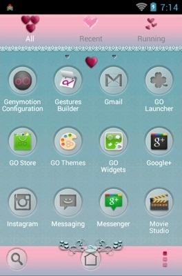 I Love You Go Launcher Android Theme Image 3