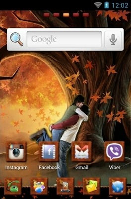 Romance Go Launcher Android Theme Image 2