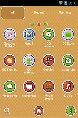 Android Cartoon Go Launcher Android Theme Image 3