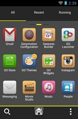 iYellow Go Launcher Android Theme Image 3