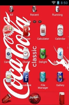 Coke World Go Launcher Android Theme Image 3