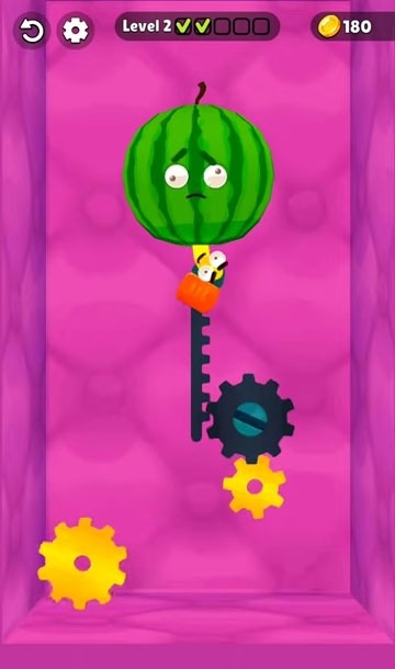Worm Out: Brain Teaser &amp; Fruit Android Game Image 1