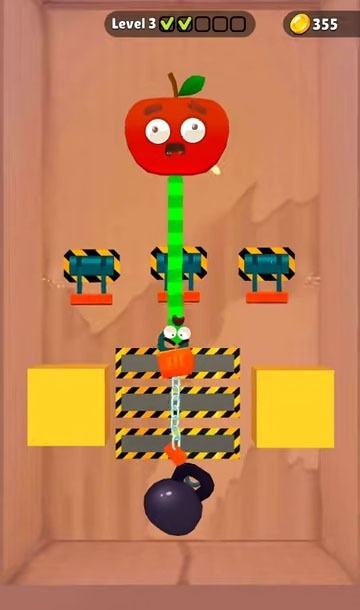 Worm Out: Brain Teaser &amp; Fruit Android Game Image 2