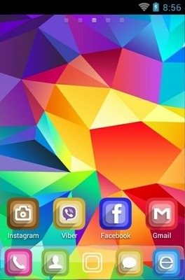 Gerometrical Abstract Go Launcher Android Theme Image 2