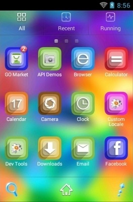 Gerometrical Abstract Go Launcher Android Theme Image 3