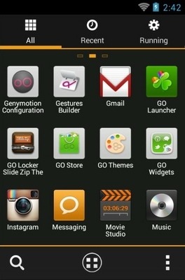 MIUI X4 Go Launcher Android Theme Image 3