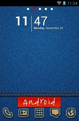 Android Jeans Go Launcher Android Theme Image 1