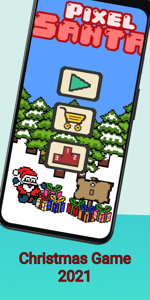Santa Pixel Christmas Games Android Game Image 1